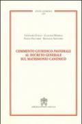 Commento giuridico-pastorale al decreto generale sul matrimonio canonico