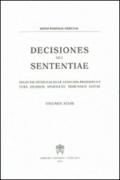 Decisiones seu sententiae. Selectae inter eas quae anno 2006 prodierunt cura eiusdem apostolici tribunalis editae: 98