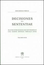 Decisiones seu sententiae. Selectae inter eas quae anno 2007 prodierunt cura eiusdem apostolici tribunalis editae: 99