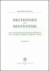 Decisiones seu sententiae. Selectae inter eas quae anno 2008 prodierunt cura eiusdem apostolici tribunalis editae