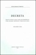 Decreta. Selecta inter ea quae anno 2004 prodierunt cura eiusdem Apostolici Tribunali edita