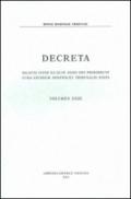 Decreta. Selecta inter ea quae anno 2005 prodierunt cura eiusdem Apostolici Tribunali edita