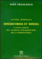 Misericordia et misera. Lettera apostolica a conclusione del Giubileo straordinario della misericordia