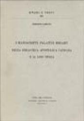 I manoscritti palatini ebraici della Biblioteca Apostolica Vaticana e la loro storia