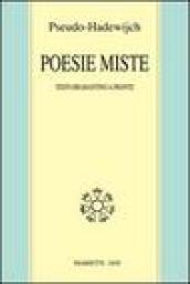 Poesie miste. Testo brabantino a fronte