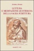 Lettura e meditazione quotidiana della sacra scrittura