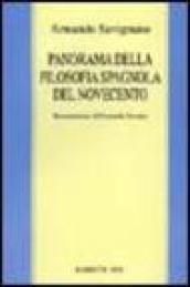 Panorama della filosofia spagnola del Novecento