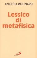 Lessico di metafisica