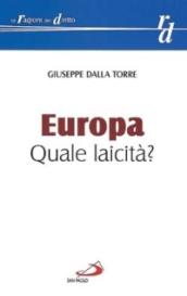 Europa. Quale laicità?