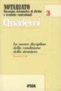 Nuova disciplina della condizione dello straniero