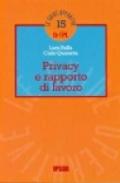 Privacy e rapporto di lavoro