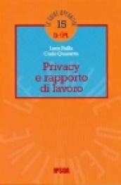 Privacy e rapporto di lavoro