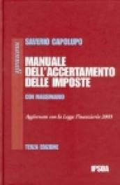 Manuale dell'accertamento delle imposte