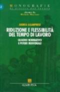 Riduzione e flessibilità del tempo di lavoro