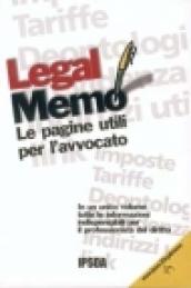 Legal memo. Le pagine utili per l'avvocato