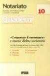 Corporate governance e nuovo diritto societario