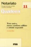 Testo Unico nuovo condono edilizio e attività negoziale