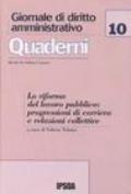 La riforma del lavoro pubblico. Progressioni di carriera e relazioni collettive