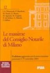 Le massime del Consiglio notarile di Milano