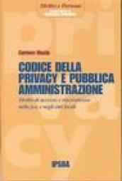 Codice della privacy e pubblica amministrazione