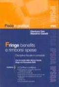 Fringe benefits e rimborsi spese. Con CD-ROM