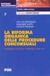 La riforma organica delle procedure concorsuali