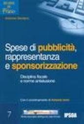 Spese di pubblicità, rappresentanza e sponsorizzazione