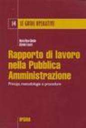 Rapporto di lavoro nella pubblica amministrazione