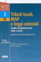 Tributi locali, Irap e leggi catastali