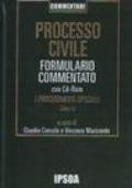 Processo civile. Formulario commentato dei procedimenti speciali. Con CD-ROM