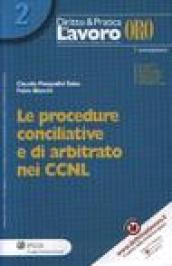 Le procedure conciliative e di arbitrato nei CCNL