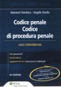Codice penale codoce di procedura penale. Leggi complementari