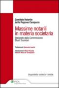 Massime notarili in materia societaria. Elaborate dalla Commissione studi societari. E-book. Formato EPUB