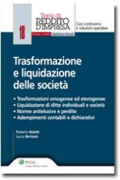 Trasformazione e liquidazione delle società