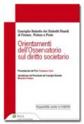 Orientamenti dell'osservatorio sul diritto societario