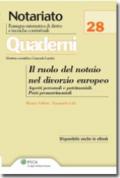 Il ruolo del notaio nel divorzio europeo