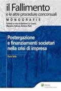 Postergazione e finanziamenti societari nella crisi d'impresa