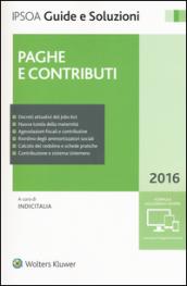 Paghe e contributi 2016