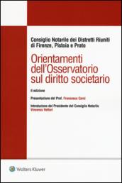 Orientamenti dell'osservatorio sul diritto societario