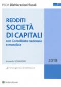 Redditi società di capitali. Con consolidato nazionale e mondiale 2018