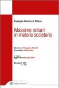 Massime notarili in materia societaria