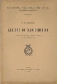 Lezioni di radiochimica (gennaio-maggio 1953)