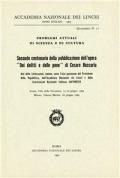 Secondo centenario della pubblicazione dell'opera «Dei delitti e delle pene» di Cesare Beccaria