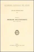 Problemi dell'università. Seminario (Roma, 18 aprile 2001)