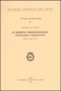 Il dissesto idrologico: inventario e prospettive. 19° giornata dell'ambiente (Roma, 5 giungno 2001)