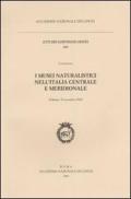 I musei naturalistici nell'Italia centrale e meridionale. Atti del Convegno (Palermo, 30 novembre 2002)