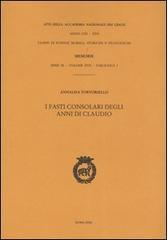 I fasti consolari degli anni di Claudio