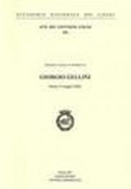 Giorgio Gullini. Magna Grecia e Sicilia, Mediterraneo in età ellenistico-romana, Babilonia da Seleuco ai sasanidi, civiltà mesopotamica, Asia ellenizata