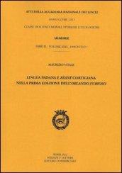 Lingua padana e koinè cortigiana nella prima edizione dell'Orlando furioso. Atti