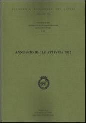 Annuario delle attività 2012